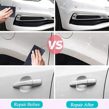 Nano Magic Car Scratch Remover Cloth Multipurpose Scratch Repair Cloth For Car Paint Scratch Repair Easy To Repair Slight Scratches On The Surface Polishing Repeatable Use For All Kinds Of Car (45 Ml Repair Solution 2 Gloves 2 Nano Cloth)