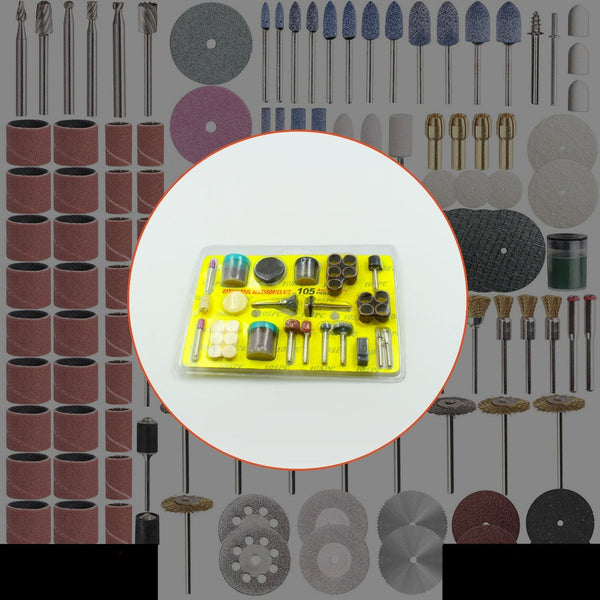 Rotary Tool Accessories Kit Mini Drill Bit Set