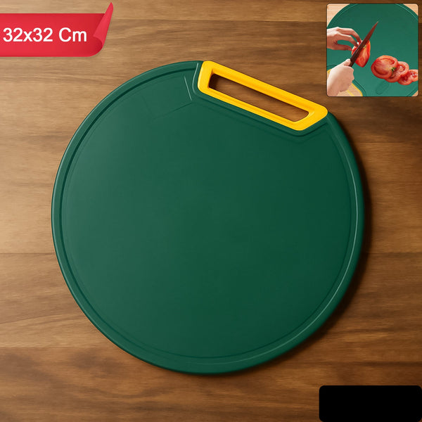 Round Multipurpose 32x32 Cm Anti-slip Cutting Board (1 Pc)