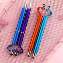 3 In 1 Ballpoint Function Stylus Pen With Mobile Stand (3 Pc)