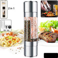 2-in-1 Stainless Steel Salt And Pepper Grinder