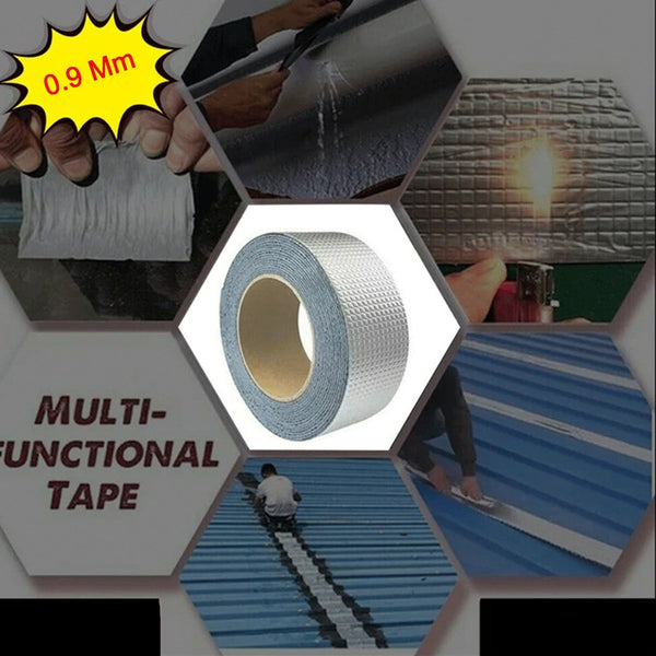 Self-adhesive Insulation Resistant High Temperature Heat Reflective Aluminium Foil Duct Tape Roll (0.9mm)