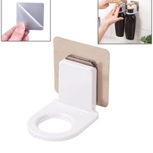 Wall Mounted Self Sticky Hooks For Body Wash Shampoo Bottle Wall Storage Strong Adhesive Hook Power Plug Socket Hanger Holder Multi Color (2 pc)