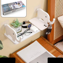 Multifunctional  Elephant Shaped Storage Shelf No Punching Wall Mounted Mini Storage Rack Creative Cute Elephant Shelf Organizer For Kitchen Bathroom Bedroom Study