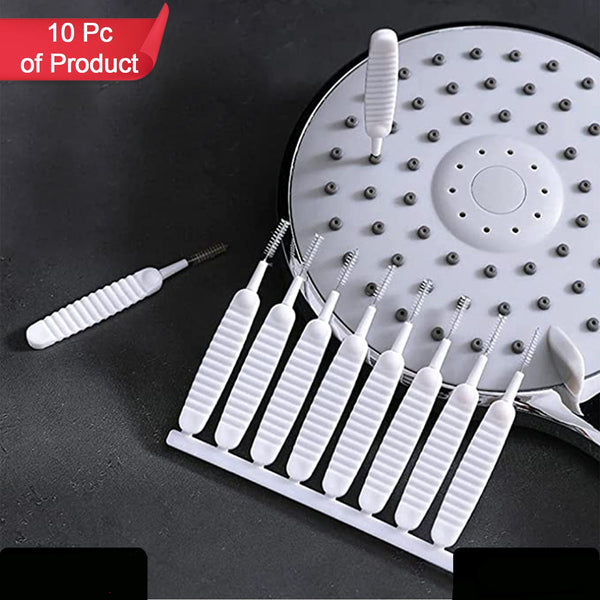 10pcs Shower Nozzle Cleaning Brush Reusable Multifunctional Shower Head Anti-clogging Small Brush