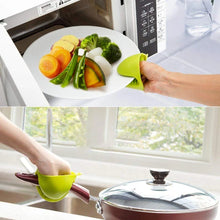 Silicone Heat Resistant Cooking Potholder For Kitchen Cooking Baking (2 Pc)