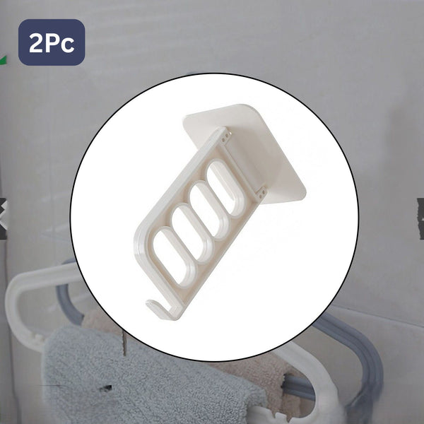 Single Door Hook For Bathroom Kitchen Bedroom Cubicle (2 Pc)