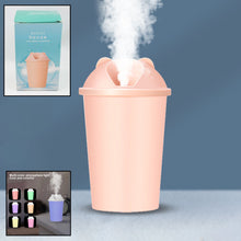Small Cute Bear Shape Usb Humidifiers Cup (1 Pc  Multicolor Light)