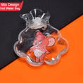 Mix Transparent Multi Design Small Hot Water Bag With Cover For Pain Relief Neck Shoulder Pain And Hand Feet Warmer Menstrual Cramps.