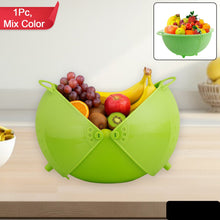 Smart Basket 3in1 Multiuse Fruit And Vegetable Bowl  (1 Pc  Mix Color)