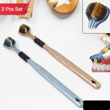 3 Sided Toothbrush Soft Bristle Toothbrush (2 Pc Set)