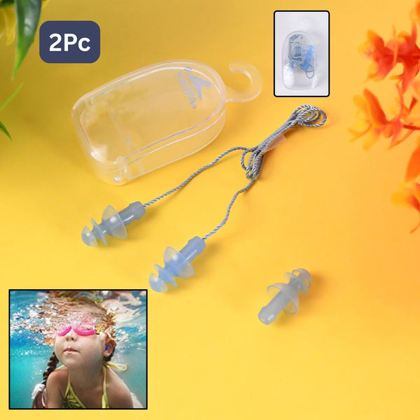 Soft Silicone Ear Plugs Hearing Protection (2 Pc Set)