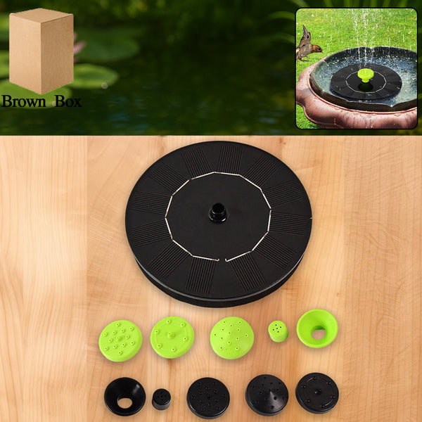 Solar-powered Floating Fountain Pump For Ponds