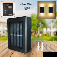 Solar Wall Lights Small Fence Lights Solar Powered Up Down Led Porch Light Garden Lights Outdoor Solar Landscape Lights Waterproof Light (1 Pc)