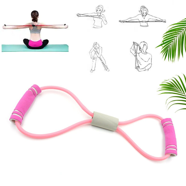 Sport Resistance Loop Band Yoga Bands Rubber Exercise Fitness Training Gym Strength Resistance Band Exercise Equipment Bands For Working Out (1 Pc)