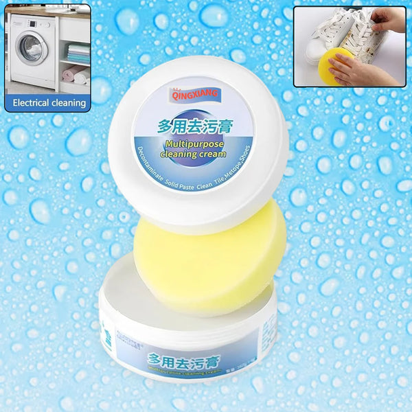 Stain Remover Cleansing Cream For Shoe Polish Sneaker Cleaning Kit Shoe Eraser Stain Remover White Rubber Sole Shoe Cleaner White Shoe Cleaning Cream Stain Remover (260 Gm)