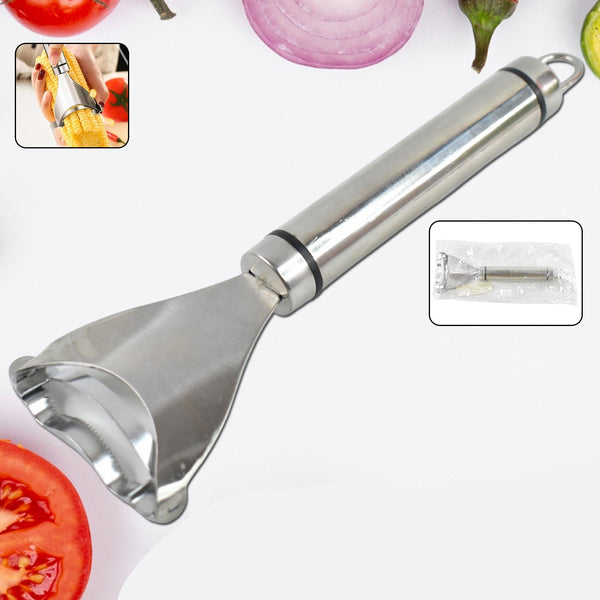 Stainless Steel Corn Peeler Con Cob Remover Cutter (1 Pc)
