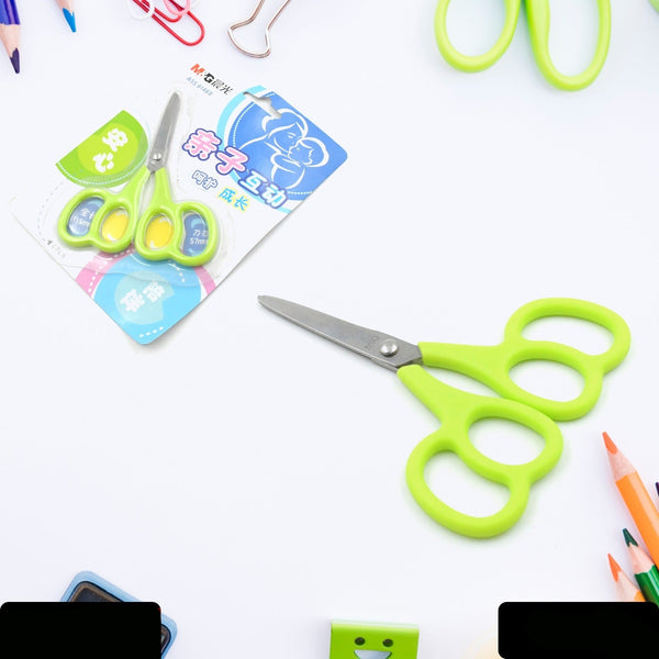 Stainless Steel Double Grip Scissors Multipurpose  Comfort Grip Handle And Stainless Steel Blades  Paper Photos Crafts All Purpose Office (1 Pc)
