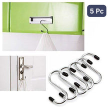 Heavy Duty S-shaped Stainless Steel Hanging Hooks - 5 PcsHeavy Duty S-shaped Stainless Steel Hanging Hooks - 5 Pcs