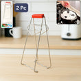 Heavy-duty Stainless Steel Kitchen Dish Plate Bowl Vessel Gripper Tong (2 Pc)