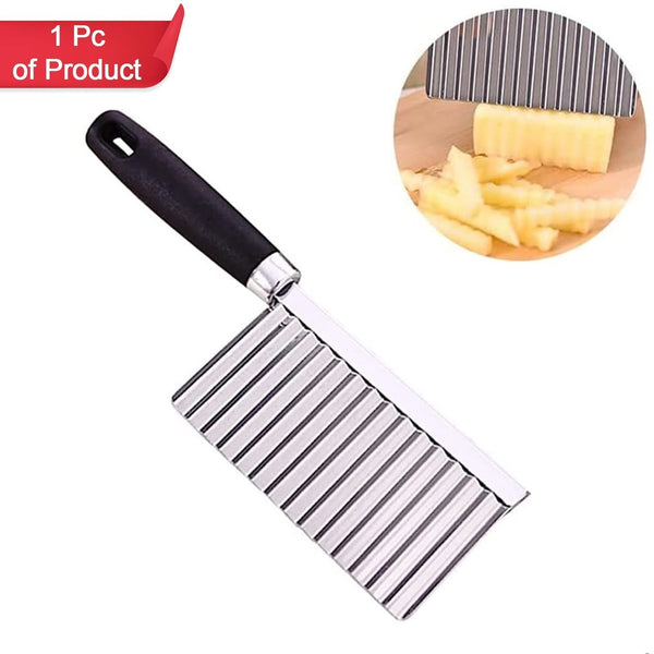 Stainless Steel Vegetable Salad Chopping Knife Crinkle Cutters