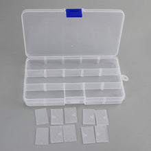 15 Grids Jewelry Organizer Plastic Jewelry Organizer Box Clear Jewelry Organizer Box Plastic Bead Organizers With Adjustable Dividers For Herbs Pills Bead Jewelry And Other Small Item (1 Pc)