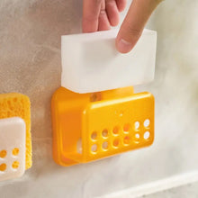 Self Adhesive Sponge Holder No-drilling Soap Holder For Shower Bathroom Kitchen Sponge Holder - Kitchen Sink Organizer - Sink Caddy - Soap Holder - Spoon Rest - Multipurpose Use (2 Pc)