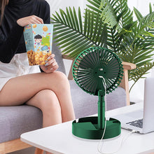 Telescopic Electric Desktop Fan Height Adjustable Foldable  Portable For Travel carry Silent Table Top Personal Fan For Bedside Office Table (Battery Not Include)