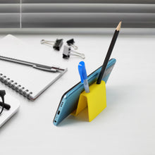 Multifunctional Plastic Mobile Phone Stand  Pen Holder (5 Pc, Mix Color)