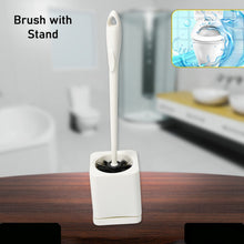 Toilet Brush Set Household Cleaning Toilet Brushes Holder Sets Home Bathroom Hotel Long Handle No Dead Angle Decontamination Floor-mounted Wall-mounted Cleaner Brush Tool