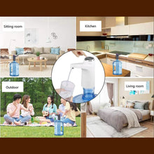 Foldable Water Dispenser Portable Water Bottle Pump Usb Charging Electric Automatic Drinking Pump Portable Drinking Dispenser Pump For Home Kitchen Living Room Office Camping