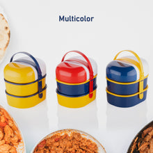 Lunch Box Capsule Shape Strap-on Lunch Box With Water Bottle And Handle