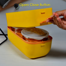 2 Layer Electric Lunch Box For Office Portable Lunch Warmer With Removable 4 Stainless Steel Container.