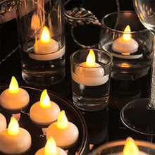Set Of 8pcs With Transparent Box. Flameless Floating Candles Battery Operated Tea Lights Tealight Candle - Decorative Wedding.