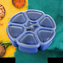 Unique Design Multipurpose Masala Spice Box Container Spice Box For Kitchen  Masala Container  ( Plastic 7 Section )