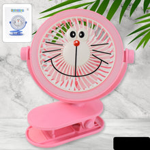 Usb Portable Mini Desk Fan With Light  Personal Table Fan For Office School  Home Use (1 Pc)