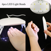 Uv Led Lamp Nail Dryer Mini Portable Nail Lamp Professional  (1 Pc)