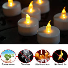 Set Of 8pcs With Transparent Box. Flameless Floating Candles Battery Operated Tea Lights Tealight Candle - Decorative Wedding.
