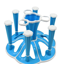Miracle Plastic Glass Stand  Tumbler Holder  Glass Holder For Kitchen  Dining Table 6 Glasses Stand With 3 Pepper Salt