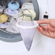 Reusable Washing Machine Floating Cylindrical Shape Lint Mesh Bag (2 Pc)