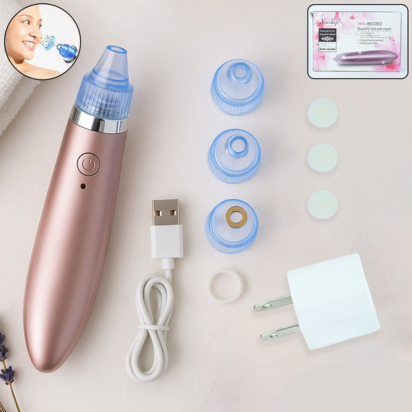 Vacuum Suction Tool With 4 Suction Head For Men And Women (Multi-color  1 Set) (Usb  Adapter Included)