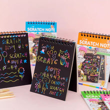 Crafts Rainbow Art Scratch Paper Book Sheets 10 Page ( Pack Of 1 )