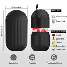 Face Ice Roller Ice Roller For Face  Ice Roller For Face Massager Face Ice Treatment Reduce Face Swelling And Under Eye Puffiness (Black)