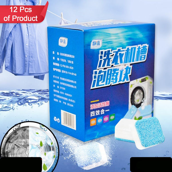 Washing Machine Effervescent Tablet For All Company's Front And Top Load Machine Tablet For Perfectly Cleaning Of Tub  Drum Stain Remover Washer Cleaner