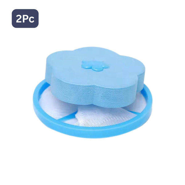 Washing Machine Floating Filter Lint Mesh Bag Net Pouch Hair / lint Catcher (2 Pc)