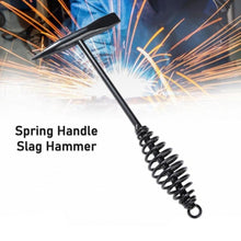 Welding Slag Removal Tool  Chipping Hammer With Coil Spring Handle Mufti Functional For Cleaning Removing Slag Industrial Weld Slag Spatter Removal Tool Welding Hammer For Machinery Electrician (1 Pc )