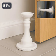 White Washing Machine Door Holder , Door Stopper , Gap Holder , Air Circulation Stopper , Washing Machine Air Dry Tool , Candle-Shape Door Stopper , Decorative Door Blocker (5 Pcs)