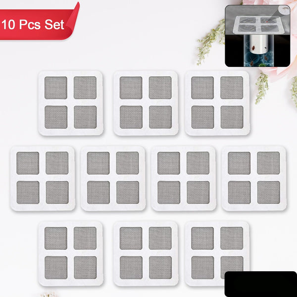 Window Screen Mesh Hole Repair Kit Patch Adhesive (1010 Cm  10 Pcs Set)
