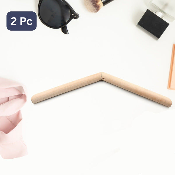 Wood Clothes Hanger Wooden Suit Hangers Coat Hangers (2 Pc)