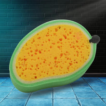 Sponge Household Kitchen Mango Shape Bowl Dish Washing Cleaning Pad Cleaner Bath Cleaning Sponge Dishwashing Sponge Mango (1 Pc)